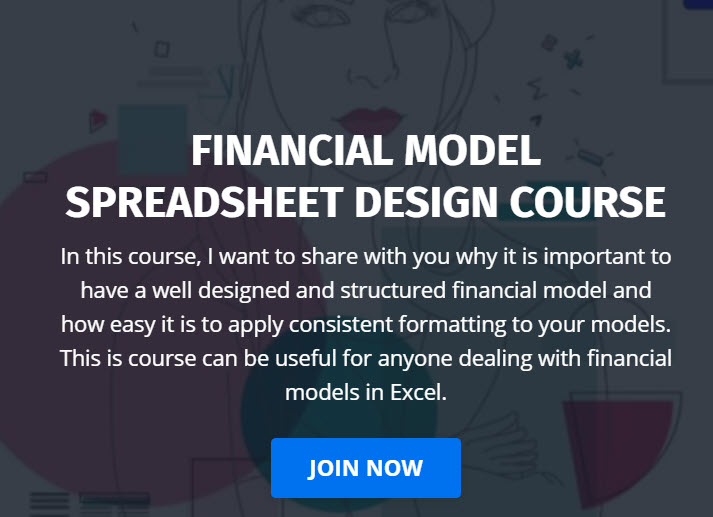 Financial Model Spreadsheet Design Course