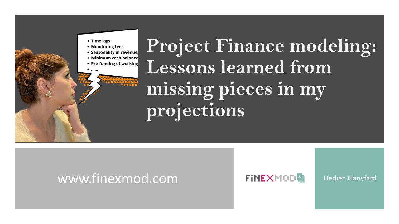 Project Finance modeling: Projections