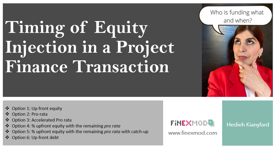 Project Finance, Timing of Equity Injections